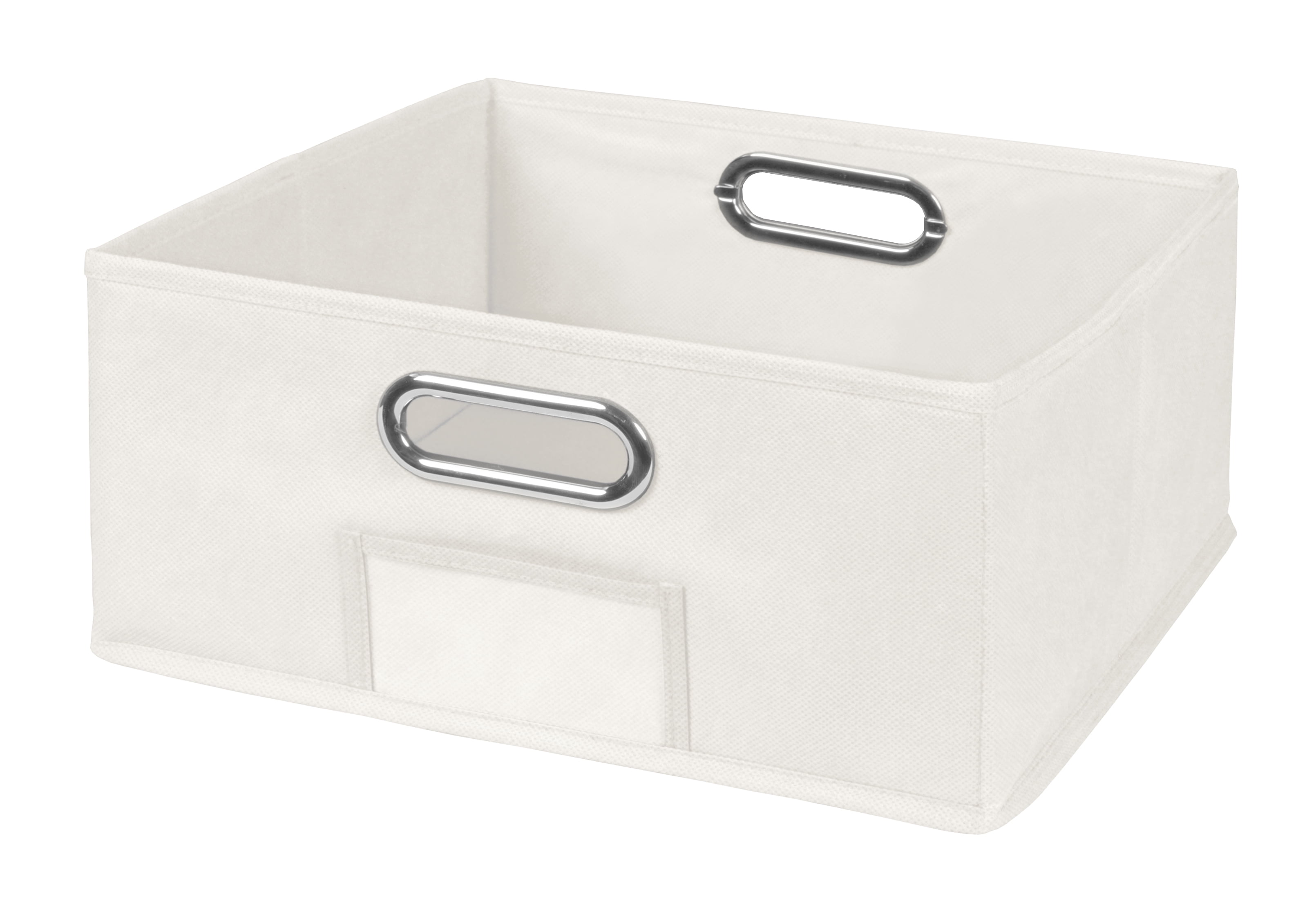 Niche Cubo HalfSize Foldable Fabric Storage Bin White