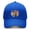 Blue, variant on United States 250th Anniversary Purple Baseball Hat with Printed Celebration Graphics and Adjustable Strap for Men Women Daily Wear