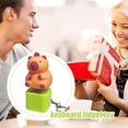 thumbnail image 1 of Capybara Keychain Capybara Keychain Keyboard Clicker Stress Reliever For Women Men Portable Animal Pendant Bag Charm Keyboard, 1 of 7