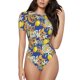 thumbnail image 1 of Fotbe Sicilian Style Body de Mujer con Cuello Redondo y Mangas Cortas, Sin Mangas Ajustado, Suave, Cómodo y Básico-Large, 1 of 7