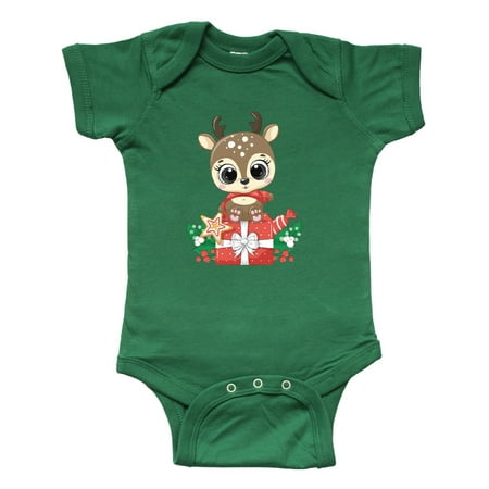 

Inktastic Christmas Deer Gift Baby Boy or Baby Girl Bodysuit