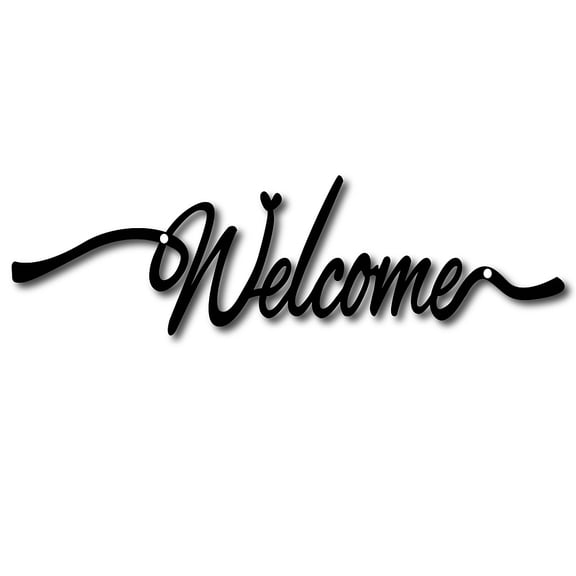 Family Metal Wall Decor Black Wall Art Family Word Sign Letters Quotes Sign Hanging for Home Living Room Bedroom Kitchen Indoor 11.8x6Inch