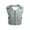 Gray, variant on Lilgiuy Front Zipper Sleeveless Polyester, Cool Vest (Men's)