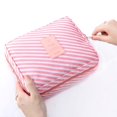 thumbnail image 1 of Bolsa Impermeable Multifunción para Cosméticos, Neceser de Viaje para Productos de Aseo Personal Femenino, Estuche de Exteriores para Almacenamiento de Maquillaje, Organizador para Mujer LIUWENJING unisex, 1 of 2