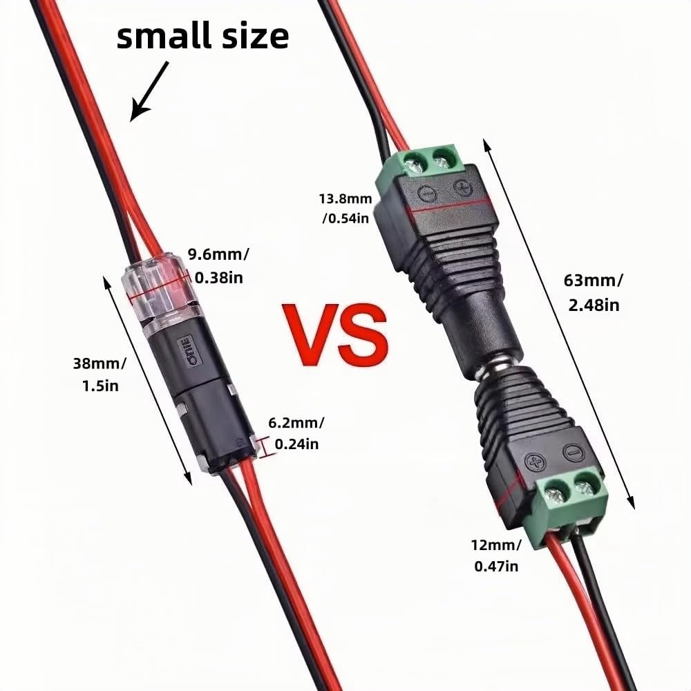 22 ways 18-22 waterproof cable 1.5-2.1 push-in light bar connector, dual line plug connector - 20 quick disconnect wire connectors