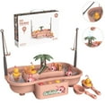 thumbnail image 2 of Fishing Game Toy Set Music Light Rotating Electric Fishing Toy Educational Toy, 2 of 10