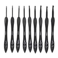 thumbnail image 1 of <p>Crochet Hooks, Black Easy To Identify Reusable 2.0 To 6.0mm Crochet Hooks Set  For Hats For Beginners</p>, 1 of 7