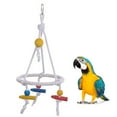 thumbnail image 2 of Parrot Rope Swing Round Funny Bird Swing Perch Parrot Cage Toy Bird Swing Toy, 2 of 8