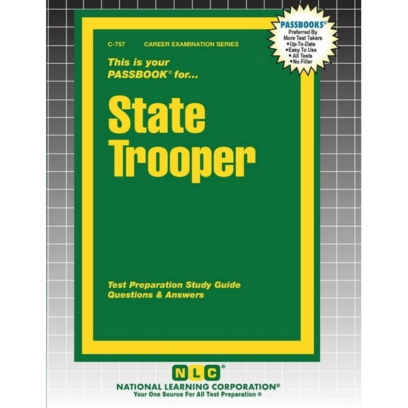 Career Examination State Trooper, Book 757, (Paperback)