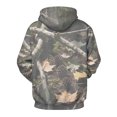 thumbnail image 7 of Womens Camo Hoodies Oversized Maple Leaf Fleece Pullover Sweatshirts Long Sleeve Unisex Mens Shirts Tops, 3XL Camouflage, 7 of 7