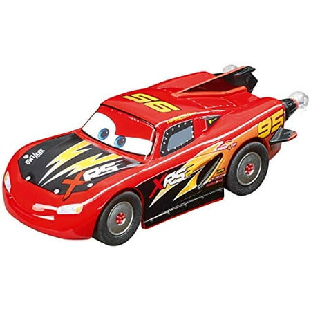 Carrera 64163 Disney Pixar Cars Lightning McQueen Rocket Racer 1:43 Scale Analog Slot Car Racing Vehicle for Carrera GO