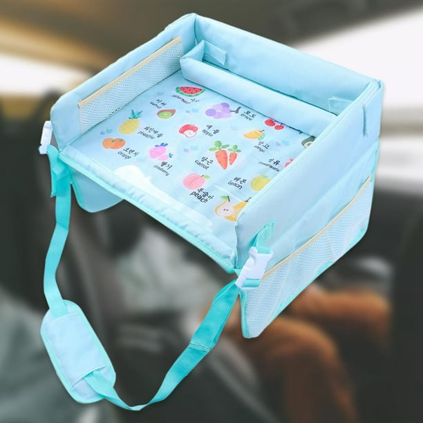 Siège d'auto pour enfants Plateau de voyage Enfants Jouer Snack Draw Seat  Organizer Enfants Table Portable Imperméable à l'eau Baby Car Seat  Organizer
