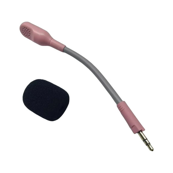 Stereo External Microphone Detachable Plug In Aux Mic For Headphones PC Laptop and Phone Recording