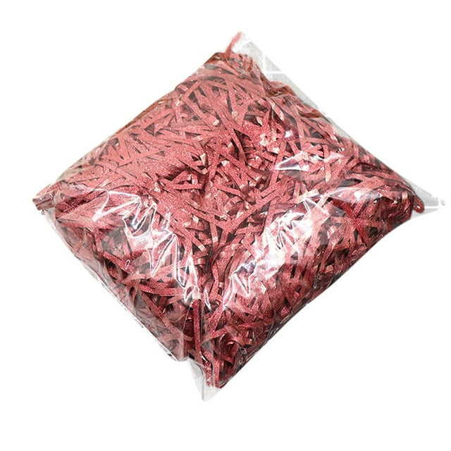 Crinkle Paper for Packaging, Valentines Gift Box, 150G/Bag Confetti Crinkle Paper Shredded Supplies Gift Box Raffia Party Supplies, Shredded Paper for Gift Box, Shredded Paper for Gift Box