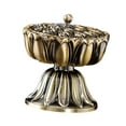 thumbnail image 4 of Quemador de incienso de loto, elegante, regalo decorativo, compacto, bobina de metal china. Bronce, 4 of 9