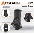 thumbnail image 5 of Active Ankle 329 Ankle Support Brace, Black, X-Large, 5 of 8