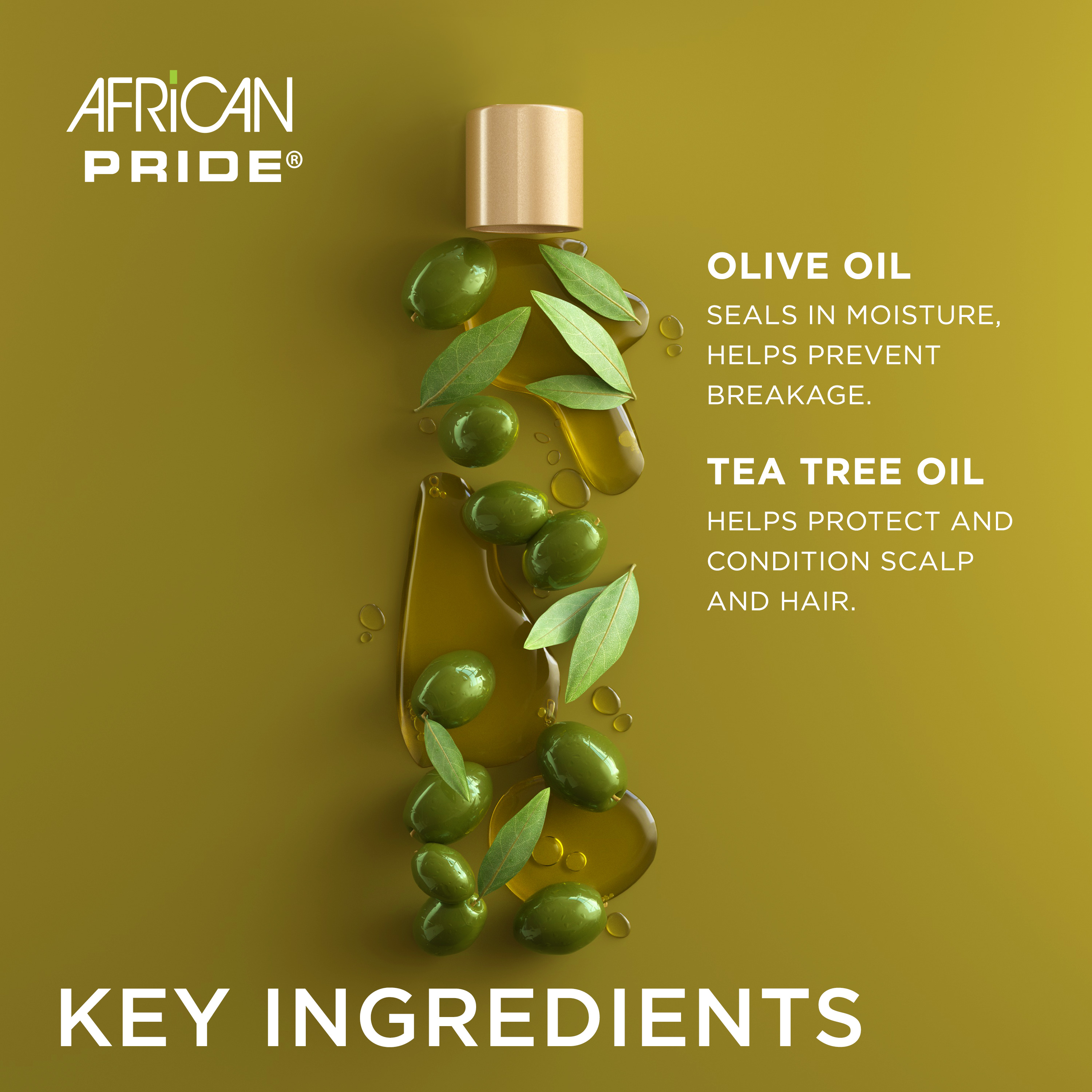 African Pride Olive Miracle Detangling Moisturizing Anti-Breakage Formula 2-in-1 Shampoo Plus Conditioner, 12 fl oz - image 7 of 7