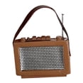 thumbnail image 2 of TISHITA 1:12 Scale Mini Radio Model Mini Record Player for Study Living Room Bedroom brown, 2 of 8