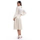 thumbnail image 3 of Vestido plisado con laso Roman Fashion / Juvenil, 4322 (Blanco) blanco M, 3 of 5