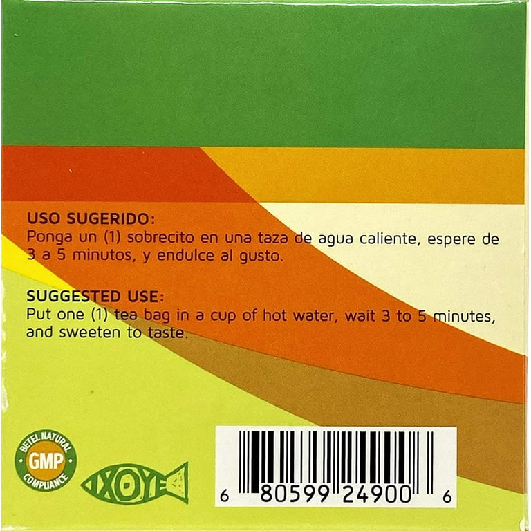 Turmeric And Ginger Tea Te De Curcuma Y Jengibre By Betel Natural Natural Superfood Packed With Curcumins 24 Tea Bags Walmart Com
