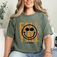 thumbnail image 5 of S.W.Smiley Fall Y'all - Women's Garment Dyed Graphic T-Shirt, 5 of 10