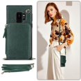 thumbnail image 2 of Funda tipo cartera para Samsung S9 con tarjetero y correa para el hombro para mujer, 2 of 5