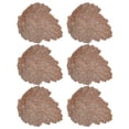 thumbnail image 2 of Bearachild Platos redondos duraderos para de comedor, superficie lisa, sin manchas, estera de de alta protección, 6 piezas Mostrada bronce, 2 of 6