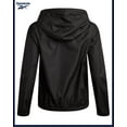 thumbnail image 7 of Reebok Womens Rain Jackets - Lightweight Hooded Waterproof Shell Windbreaker for Women (XS-3X), 7 of 7