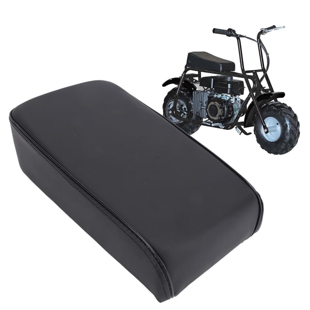 Mini Asiento De Bicicleta De 12,5 Pulgadas, Mini Asiento De Bicicleta De Cuero PU, Espuma De Absorción De Impactos Para Ct100u 98cc Ct100 100cc
