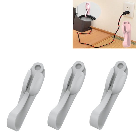 Lanyard Wire Organizer Stick on Cord Organizer,3PC Cord Organizer Clips Adhesive Small Appliances, Cord Wraps Kitchen Cord Organizer Cord Organizers Electrical Appliance Holder For Home Organization