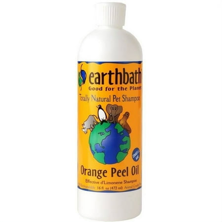 natural pet shampoo orange peel oil, 16-oz bottle