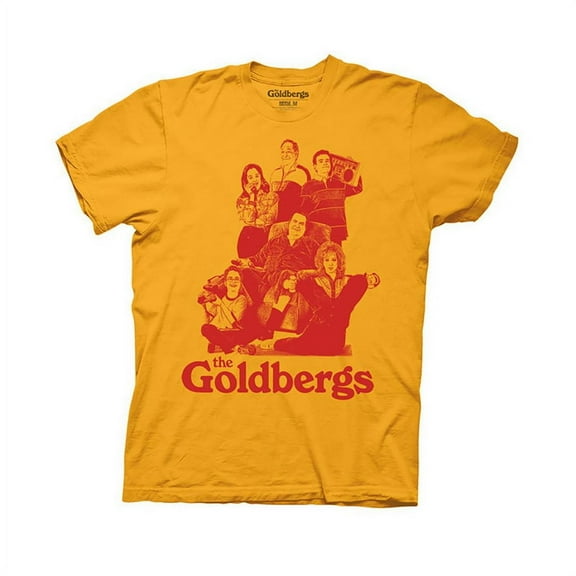 Ripple Junction The Goldbergs Cast Adult Yellow T-Shirt | Large Unisex