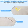 thumbnail image 3 of DONAMA Bench Cushion - Waterproof Thick Seat Pad - 47 x 20 in, Beige, 3 of 8
