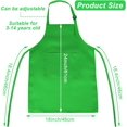 thumbnail image 2 of NANAHuang 8/12/24 Pack Adjustable Kids Apron Bulk with 2 Pockets Toddler Apron Kids Painting Aprons for Baking Paiting, 2 of 7