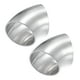 thumbnail image 1 of 2uds OD 1.5" 45 Grados Inoxidable Acero Curva Tubo Escape Codo Tubo, 1 of 1