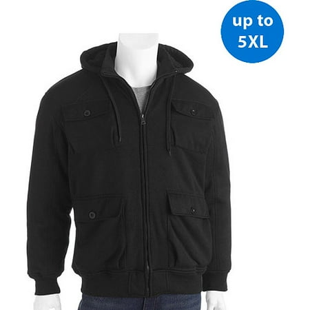 Big Men's Aviation style with Sherpa lining and Hoodie