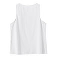 thumbnail image 5 of tarylea Womens Tank Tops Sleeveless Button down Scoop Neck Crop Tops Casual Loose Summer Comfy Lightweight Shirts, 5 of 8