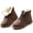 Coffee, variant on Knivor Winter Ankle Boots for Women Faux Suede Lace Up Faux Fur Lined Warm Non Slip Lightweight Short Snow Boots for Cold Weather Indoor Outdoor Daily Wear