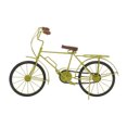 thumbnail image 5 of DecMode 19"W, 12"H Metal Vintage Bicycle Sculpture, Green, 5 of 7