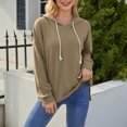 thumbnail image 4 of Ichuanyi liquidación mujer capucha casual capucha sólida manga larga sudadera con capucha sudadera túnica suelta blusa de invierno ICHUANYI WER202308182090, 4 of 8
