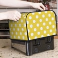 thumbnail image 7 of Picia Yellow And White Polka Dot Print 4 Slice Toaster Cover , Toaster Protector Dustproof Kitchen Appliance Cover, Kitchen Appliance Dustproof Protector, 7 of 7