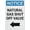Warning Sign 1, variant on Notice Msds Information Inside Sign 8"x12" Rust Free Aluminum - Weather Resistant Durable, Indoor Outdoor MSDS Info Sign
