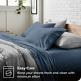 Bare Home Sandwashed Sheet Set, 1800 UltraSoft Microfiber Bed Sheets