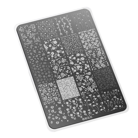 Artistic Nails Designing Transfer Plates Precise Carved Patterns Nails Stamping Plate For Home And Professional Use