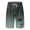 thumbnail image 2 of Caqnni Mens Swim Trunks, Adult Male Swimming Shorts Board Swimwear (Z01-Green,XL), 2 of 4