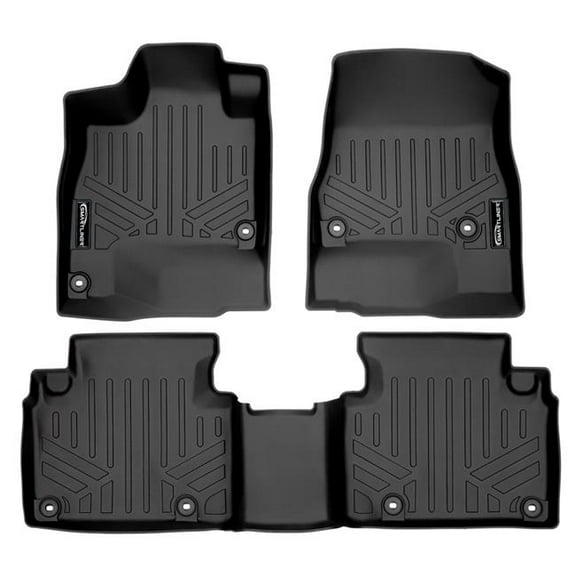 Kramer America SA0404-B0404 All Weather Protection 2 Row Floor Liners for 2018-2021 Honda Clarity, Black
