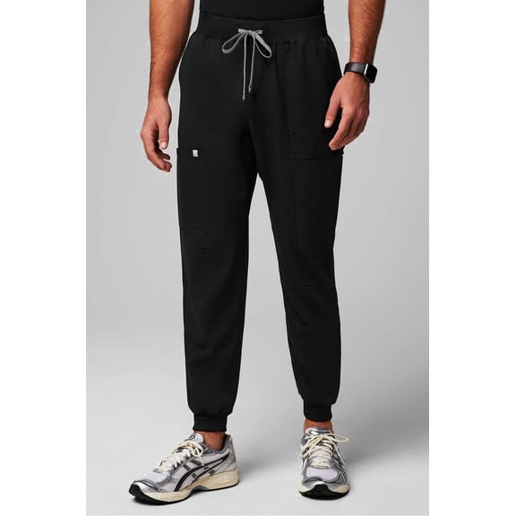 Fabletics Men's All-Shift Scrub Jogger - 4-Way Stretch, Breathable, Lightweight, Mid-Rise, Semi-Slim Fit (Extended Sizes Available)