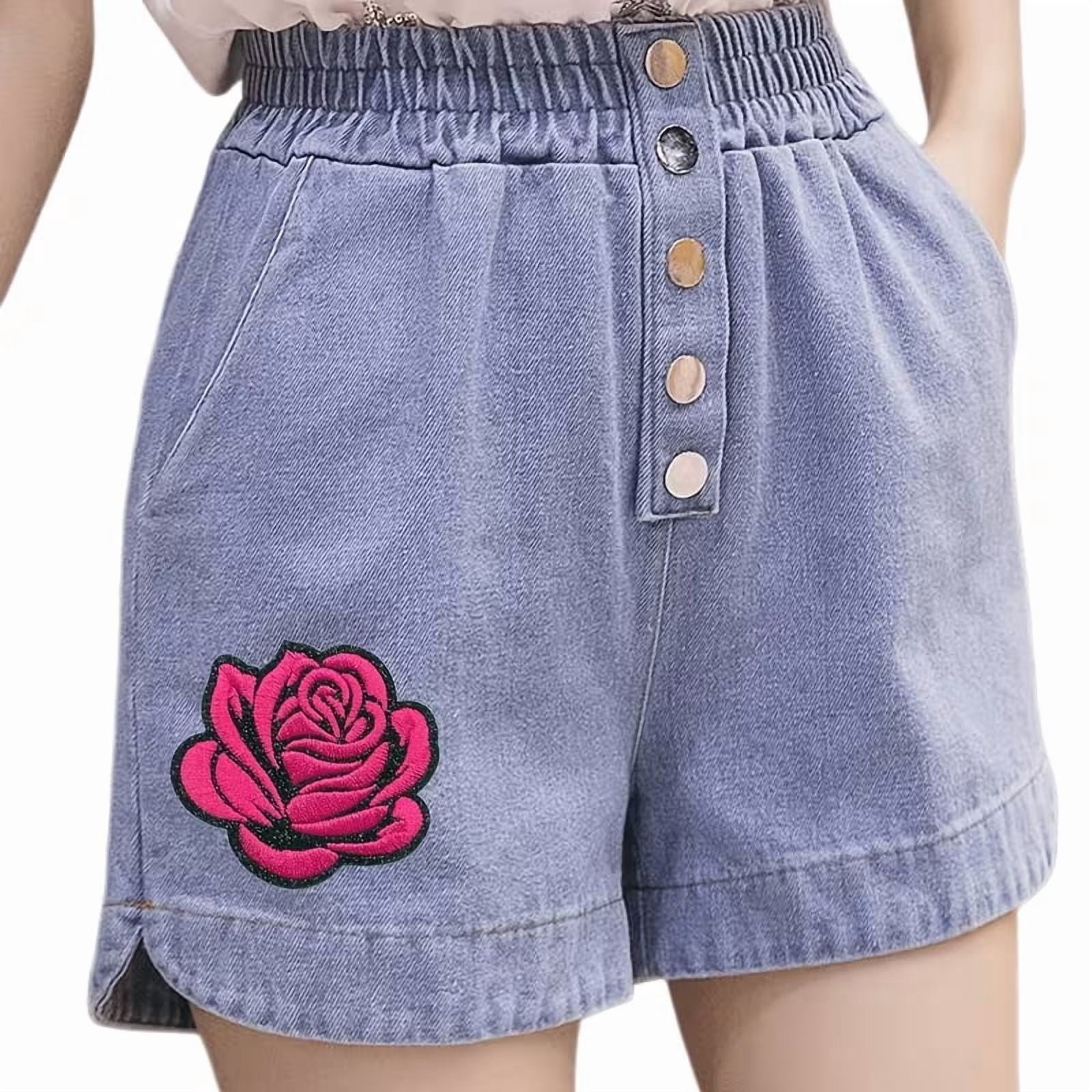 3pcs Dark Rose Embroidery Patch Stickers - DIY Iron-On or Sew-On Decorative Patches with Shiny Black Edge