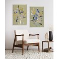 thumbnail image 7 of Kate and Laurel Sylvie Beaded Sedum I and II Vintage Framed Canvas Wall Art Set by Nikita Jariwala, 2 Piece Set 23x33 White, Modern Abstract Plant Art for Wall, 7 of 7