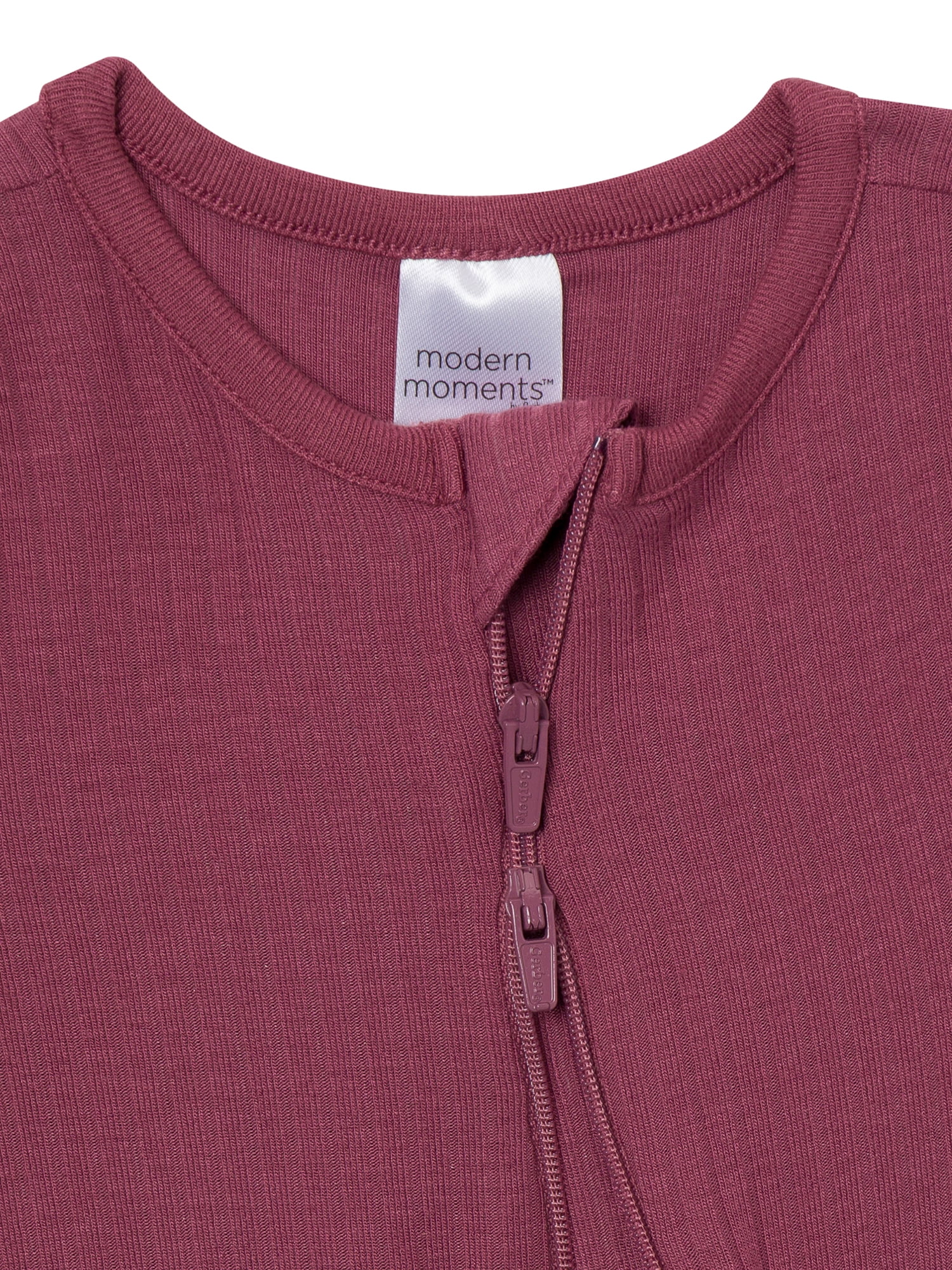 Modern Moments by Gerber Neutral Two-Way Zip Viscose Coverall, Sizes Newborn - 24 Months